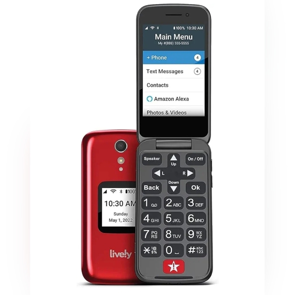 LIVELY Jitterbug Flip2 - Flip Cell Phone for Seniors - Picture 1 of 6
